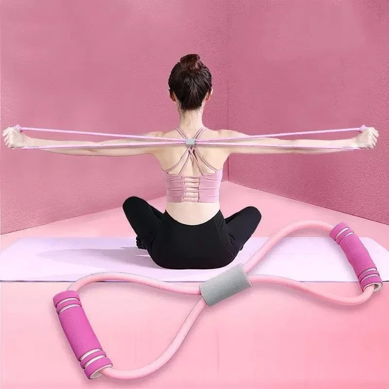 Resistance Bands with Foam Sport At Home Yoga Fitness Accessories