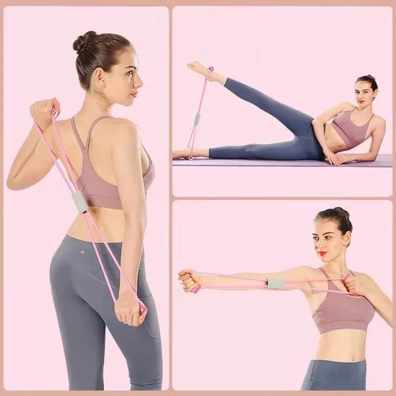 Resistance Bands with Foam Sport At Home Yoga Fitness Accessories