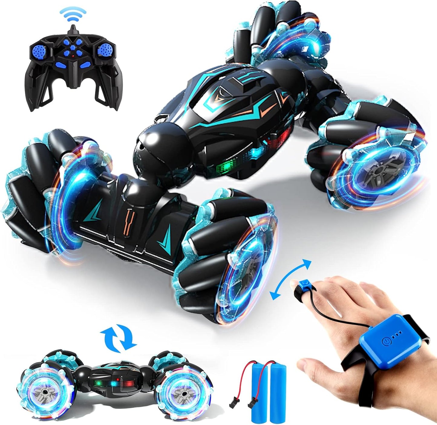 Gesture Sensing Remote Control Stunt Car | سيارة حيلة تعمل بجهاز تحكم عن بعد ومستشعرة للإيماءات